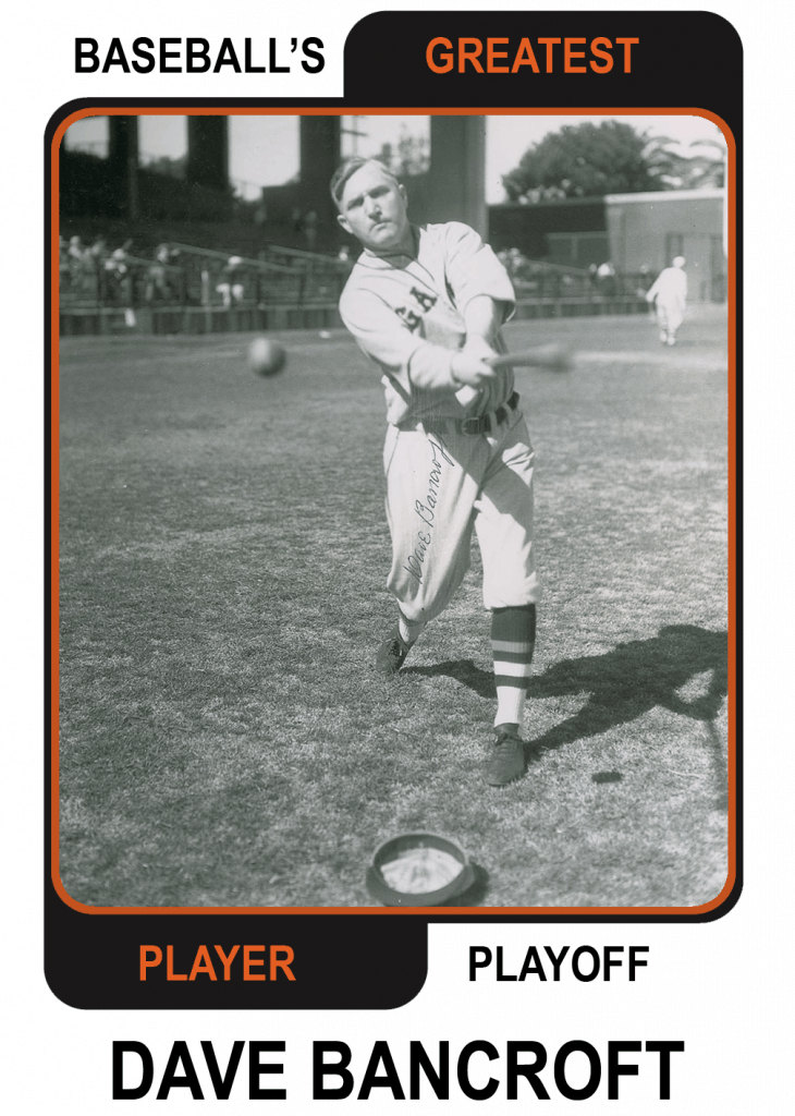 Dave-Bancroft-Card Baseballs Greatest Player Playoff