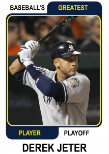 Derek-Jeter-Card Baseballs Greatest Player Playoff