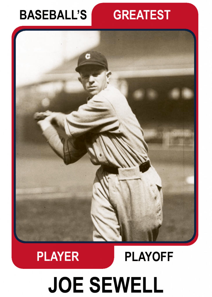 Joe-Sewell-Card Baseballs Greatest Player Playoff