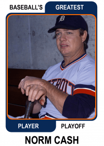 Norm-Cash-Card Baseballs Greatest Player Playoff