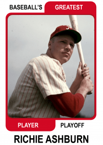 Richie-Ashburn-Card Baseballs Greatest Player Playoff