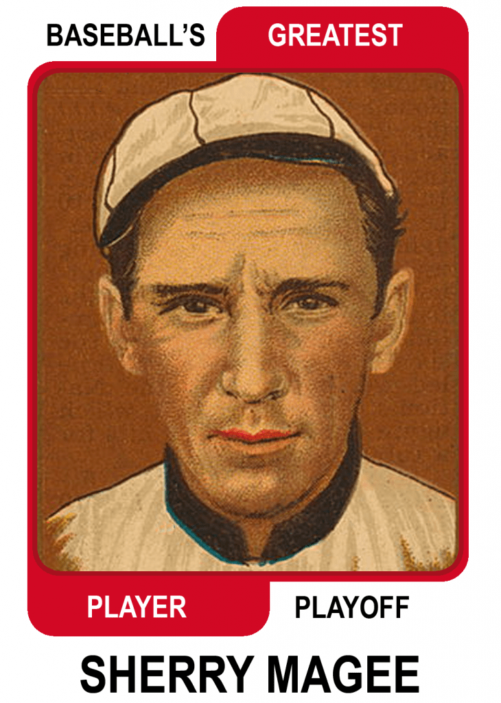 Sherry-Magee-Card Baseballs Greatest Player Playoff