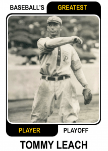 Tommy-Leach-Card Baseballs Greatest Player Playoff