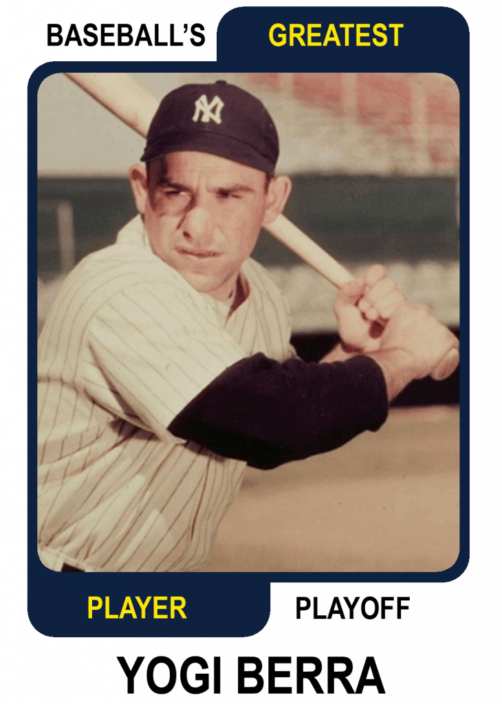 Yogi-Berra-Card Baseballs Greatest Player Playoff