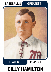 Billy-Hamilton-Card Baseballs Greatest Player Playoff