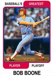 Bob-Boone-Card Baseballs Greatest Player Playoff