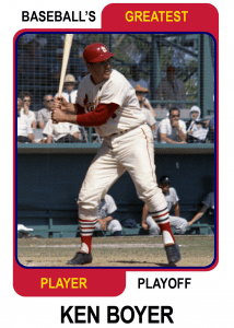 Ken-Boyer-Card Baseballs Greatest Player Playoff