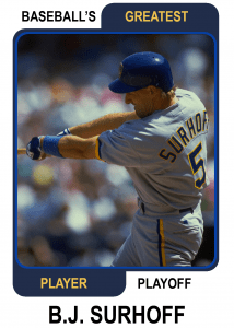 B.J.-Surhoff-Card Baseballs Greatest Player Playoff