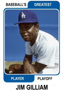 Jim-Gilliam-Card Baseballs Greatest Player Playoff