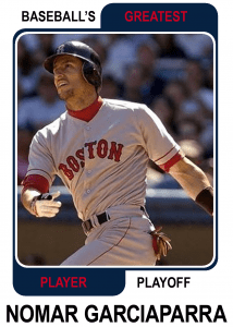 Nomar-Garciaparra-Card Baseballs Greatest Player Playoff