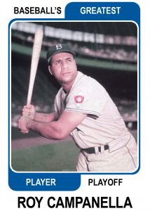 Roy-Campanella-Card Baseballs Greatest Player Playoff