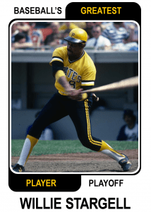 Willie-Stargell-Card Baseballs Greatest Player Playoff