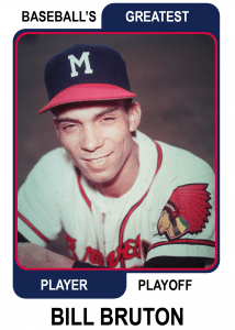 Bill-Bruton-Card Baseballs Greatest Player Playoff