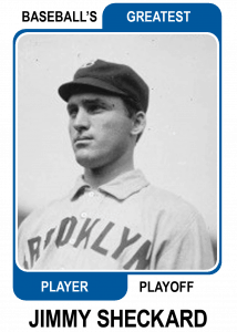 Jimmy-Sheckard-Card Baseballs Greatest Player Playoff
