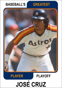 Jose-Cruz-Card Baseballs Greatest Player Playoff