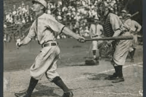Tommy-Leach-swing Baseballs Greatest Player Playoff