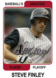 Steve-Finley-Card Baseballs Greatest Player Playoff
