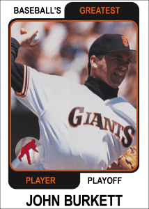 John-Burkett-Card Baseballs Greatest Player Playoff Card