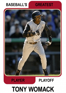 Tony-Womack-Card Baseballs Greatest Player Playoff Card