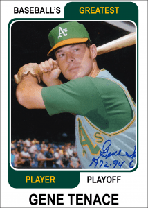 Gene-Tenace-Card Baseballs Greatest Player Playoff Card