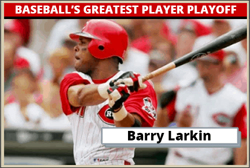 Barry Larkin-Featured-Card Baseballs Greatest Player Playoff