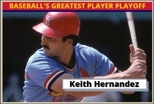 Keith Hernandez-Featured-Card Baseballs Greatest Player Playoff