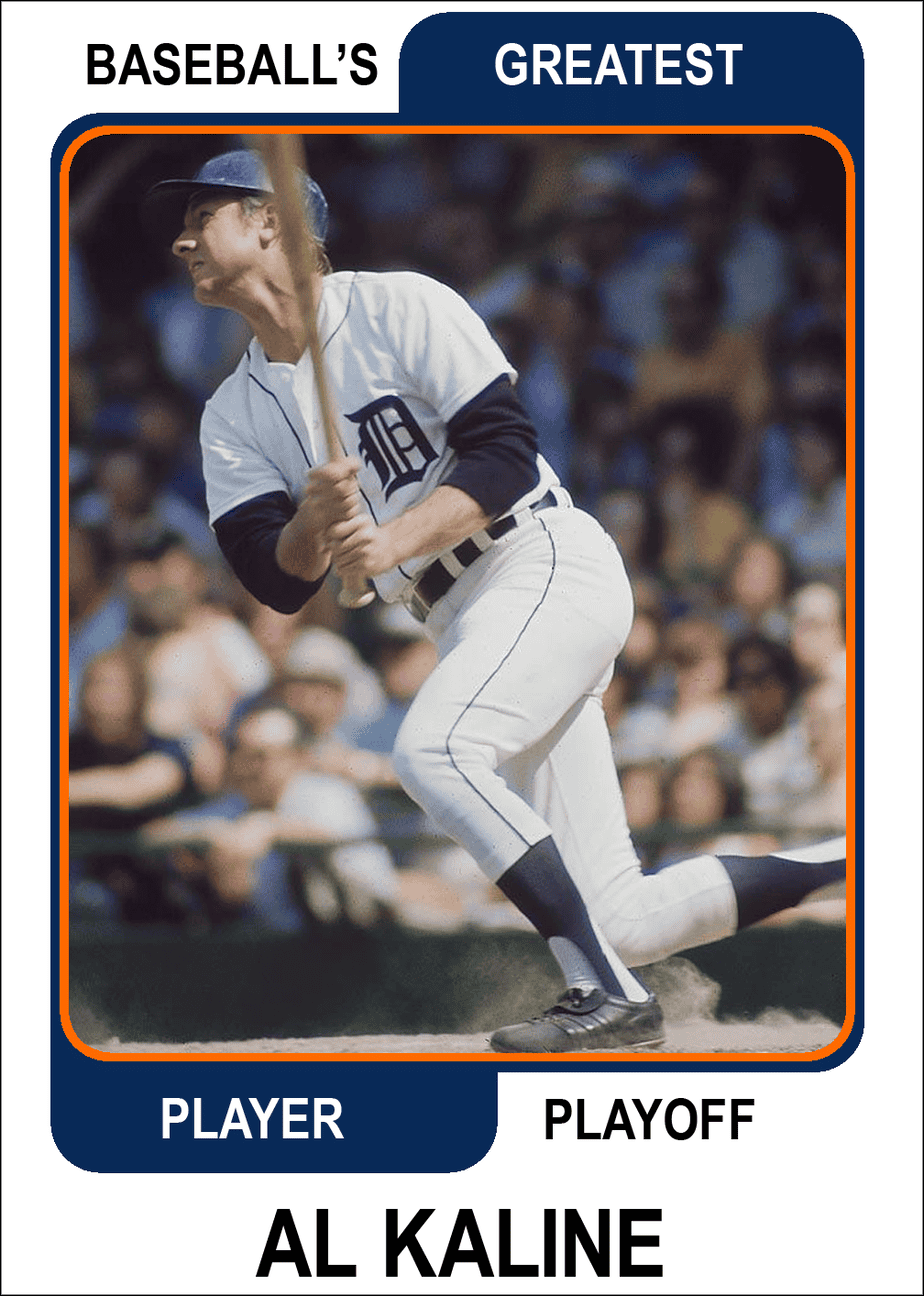 Al-Kaline-Card Baseballs Greatest Player Playoff